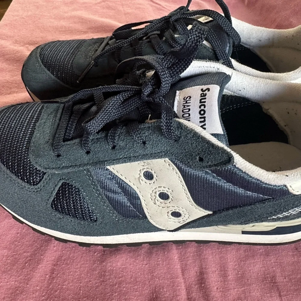 Saucony Kids' Charcoal and Cream Sneakers